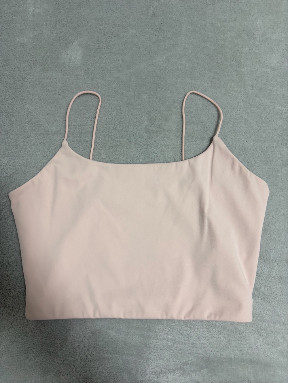 Garage Pale Blush Spaghetti Strap Crop Camisole